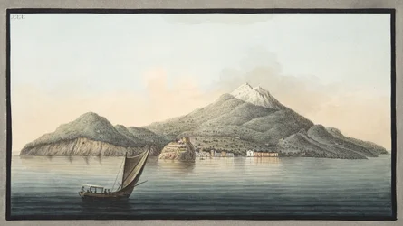 View of the Island of Ischia from the sea, Plate XXX, from 